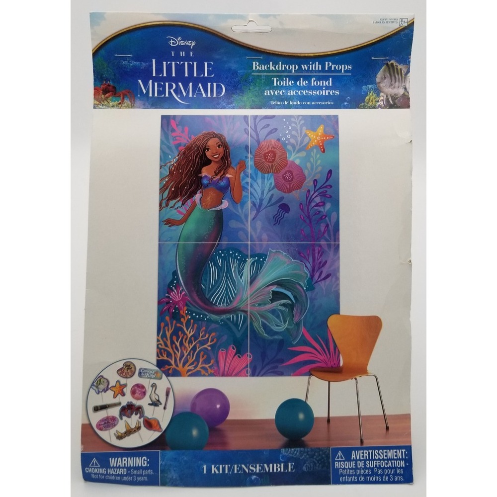 THE LITTLE MERMAID Beyond the Sea SCENE SETTER WITH PROPS (12) Party Hanging